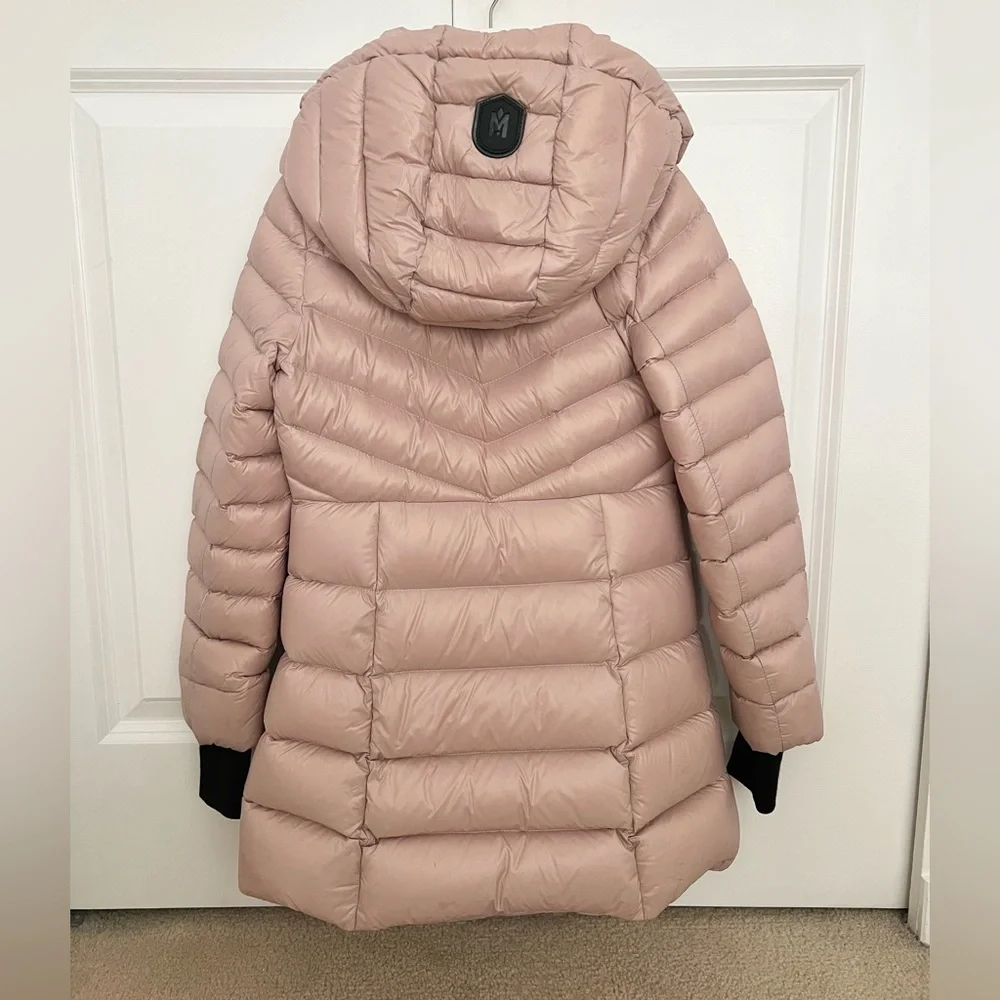 Mackage Light Pink Puffer Coat 10Y - Picture 5 of 6